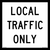 Multi Message Local Traffic Only Sign MM963