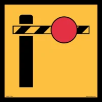 Multi Message Boom Barrier Sign MM997