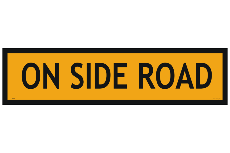 Multi Message On Side Road sign 1200x300   MM968