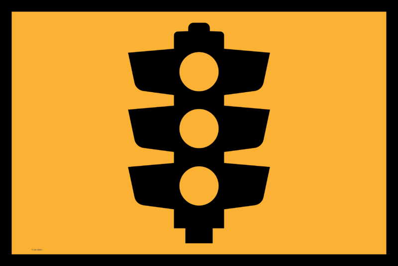 T1-30A Traffic Light sign