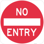 Time Zone R Entry Restict Sign Regulatory Sign (R Series) - National Traffic Signs