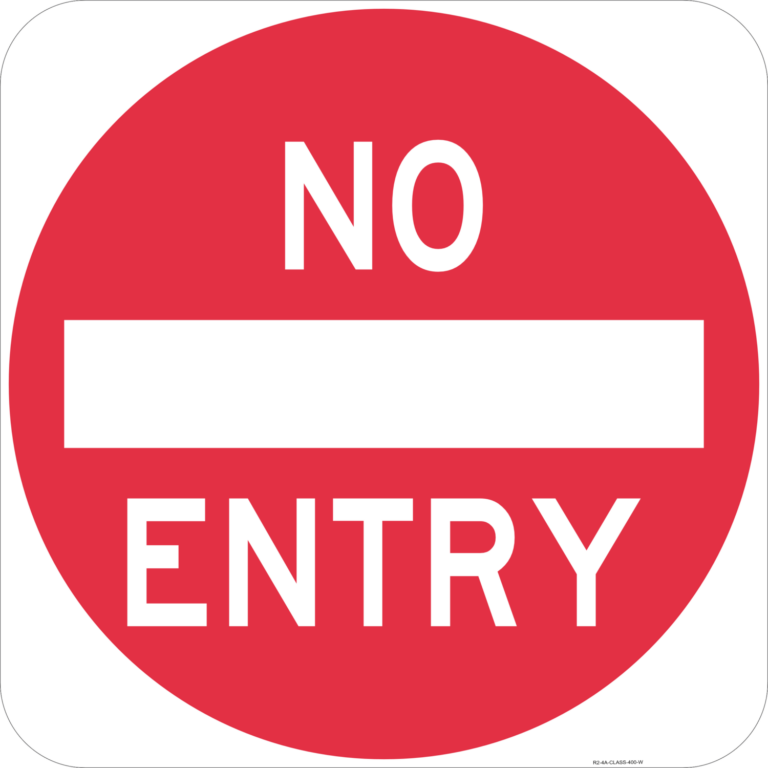 No Rfi Sign Regulatory Sign (R Series) - National Traffic Signs