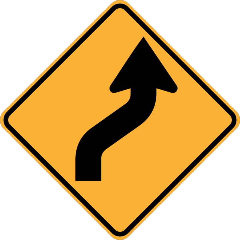 W1-4(R) Reverse Curve (right symbolic)