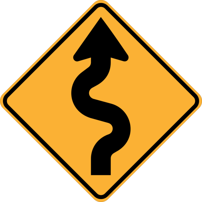 W1-5(R) Winding Road - Right