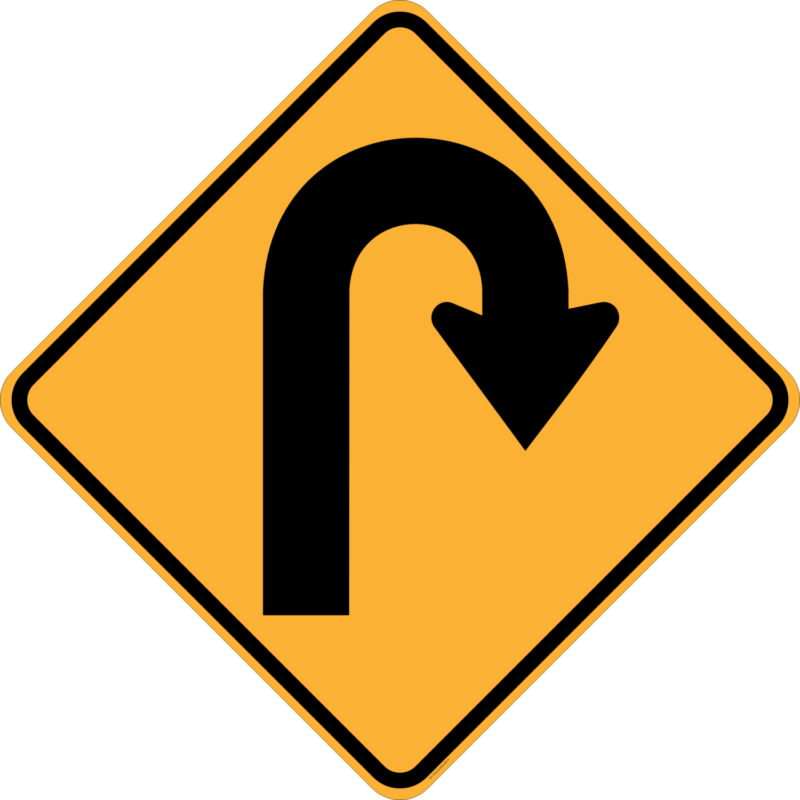 W1-7(R) Hairpin Bend - Right