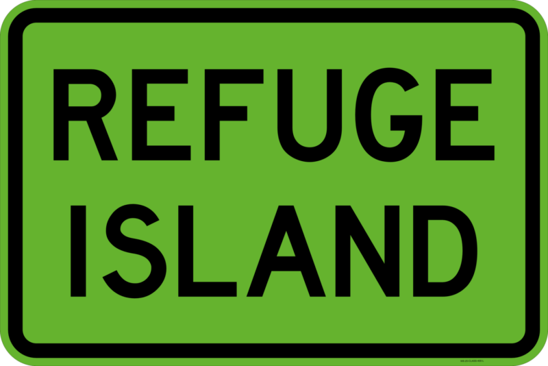 W8-25 Refuge Island