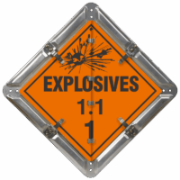 Class 1 Explosives Signs - Explosives Flip File Placard Kit
