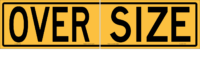 Over Size 2 Piece Sign   T2765
