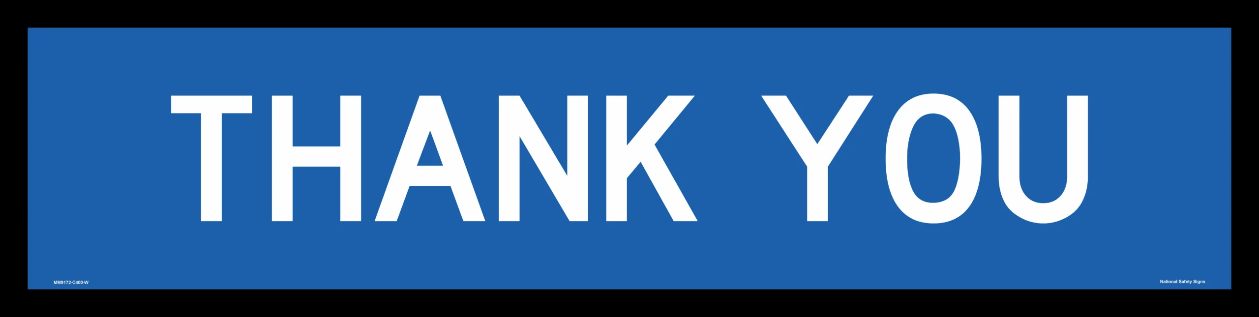 Multi Message sign Thankyou 1200 x 300  MM9172